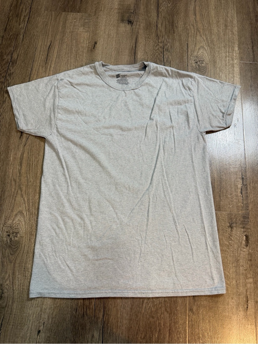 Hanes Men's Short Sleeve Crew T-Shirt - Heather Gray